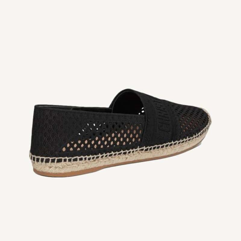 Christian Dior Granville Espadrilles Women Mesh Black - Image 3