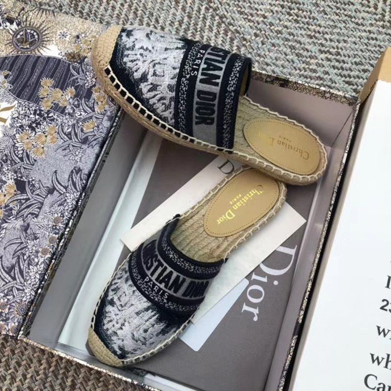 Christian Dior Granville Mules Women Tie & Dye Motif Cotton Blue - Image 3