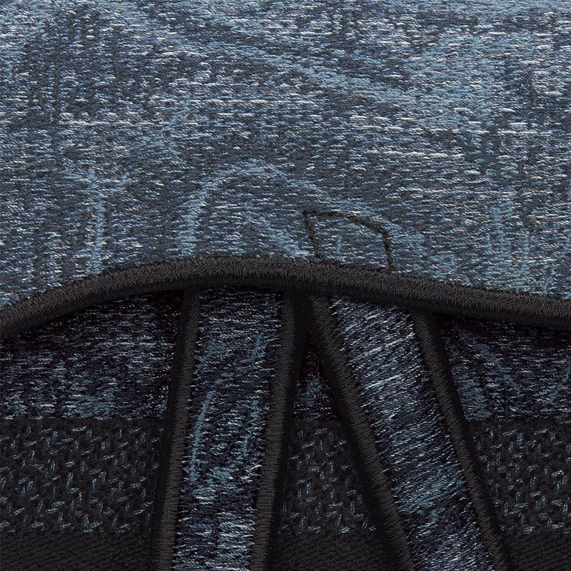 Christian Dior Saddle Bag In Toile de Jouy Motif Denim Navy Blue - Image 5