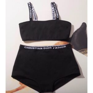 Christian Dior J'Adior High Waisted Bikini Women Lycra Black