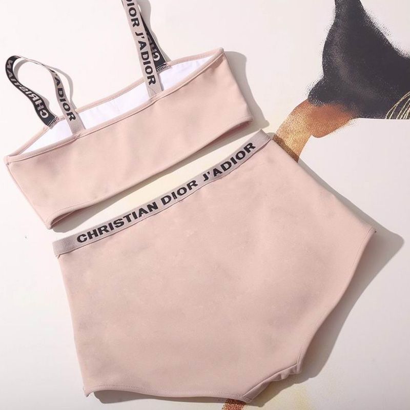 Christian Dior J'Adior High Waisted Bikini Women Lycra Pink - Image 2