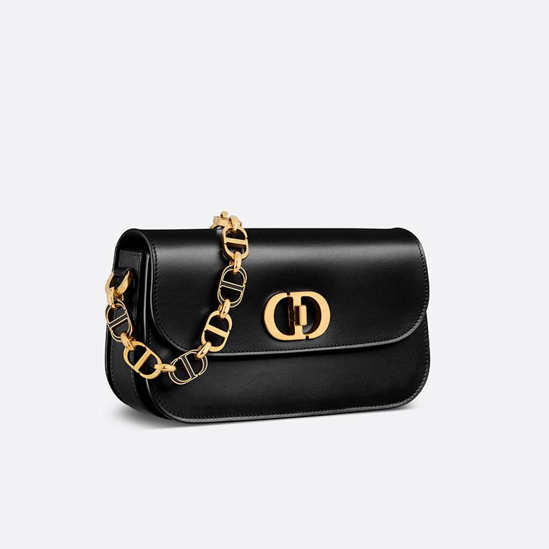 Dior 30 Montaigne Avenue Bag In Box Calfskin Black - Image 2