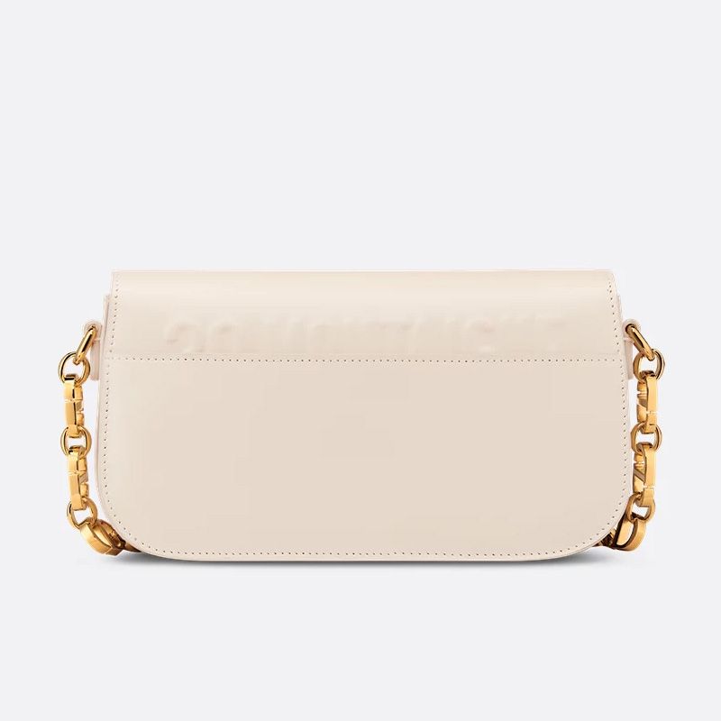 Dior 30 Montaigne Avenue Bag In Box Calfskin White - Image 3