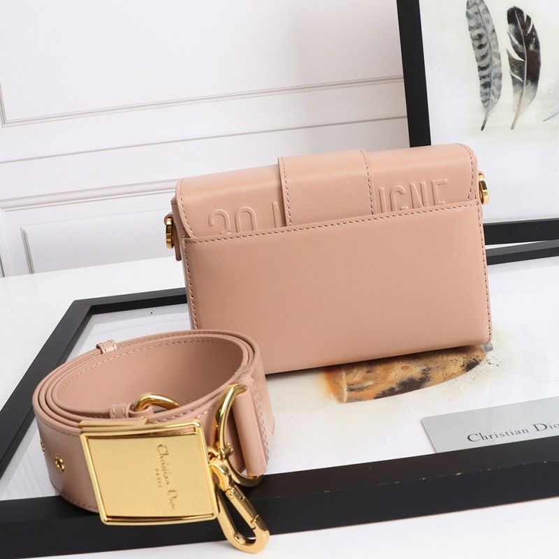 Dior 30 Montaigne Box Bag In Calfskin Pink - Image 2