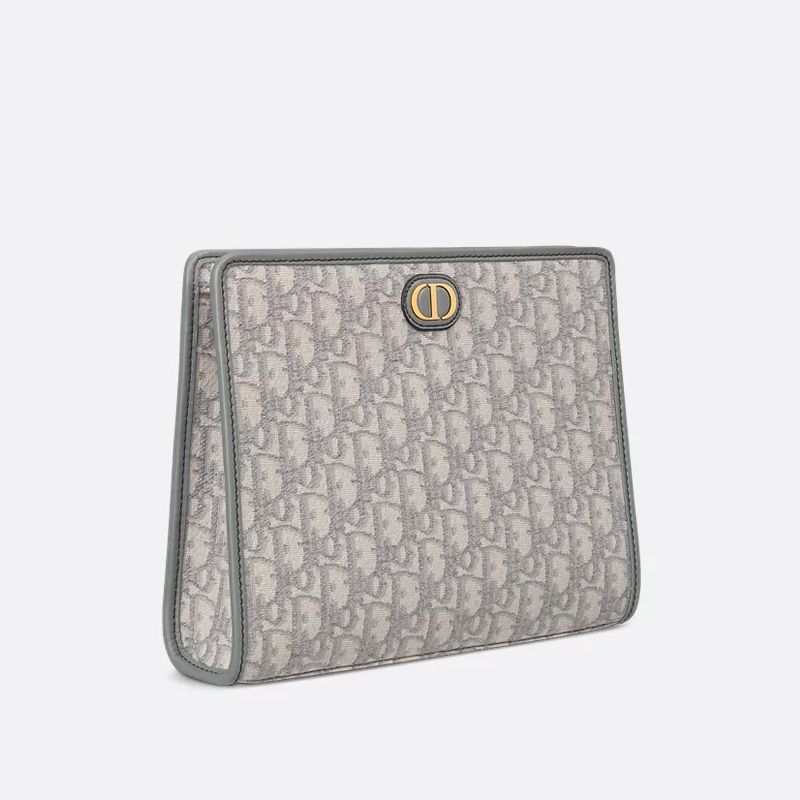 Dior 30 Montaigne Dea Pouch In Oblique Motif Canvas Grey - Image 2