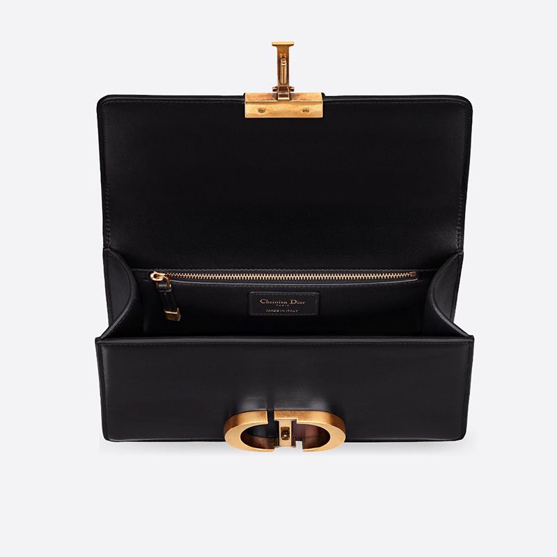 Dior 30 Montaigne Bag In Box Calfskin Black - Image 4
