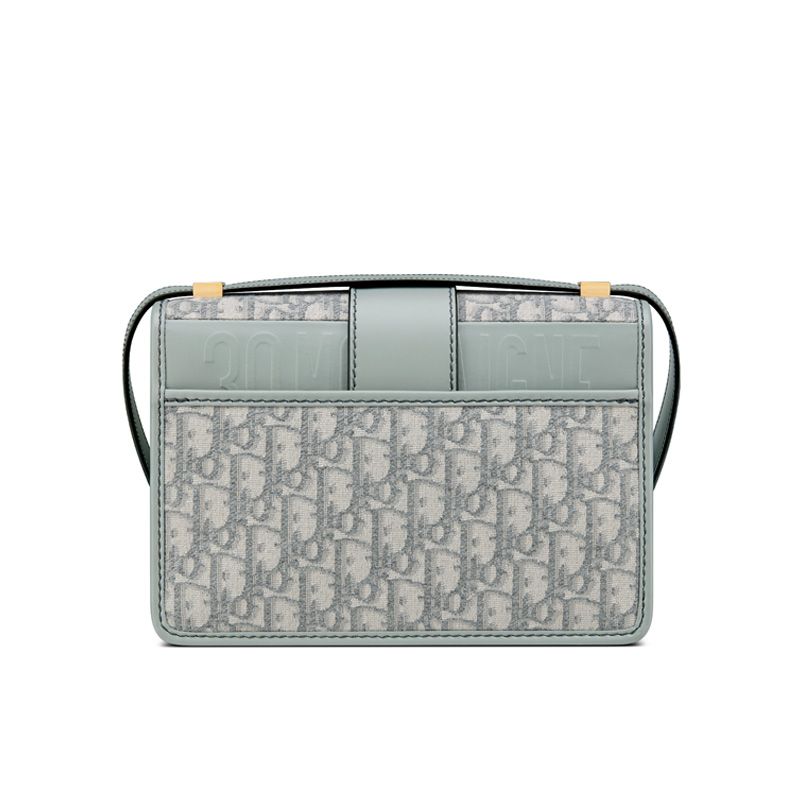 Dior 30 Montaigne Bag In Oblique Motif Canvas Grey - Image 2