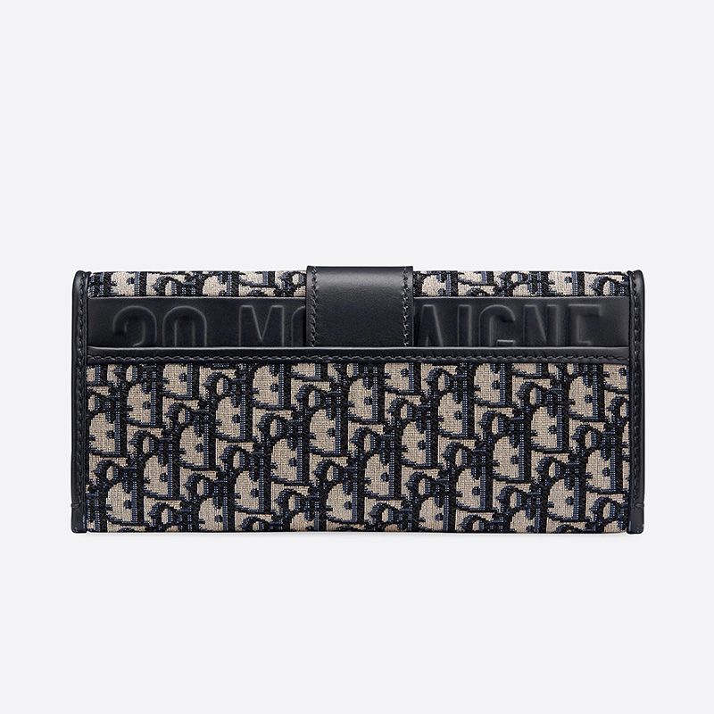 Dior 30 Montaigne Pouch Oblique Motif Canvas Blue - Image 3
