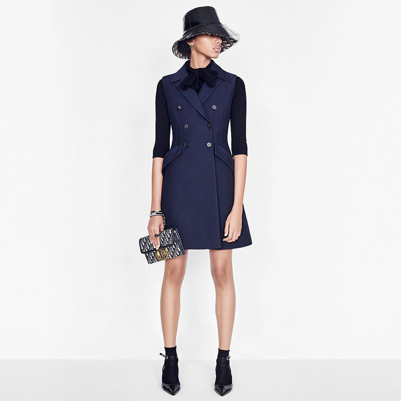 Dior 30 Montaigne Pouch Oblique Motif Canvas Blue - Image 5