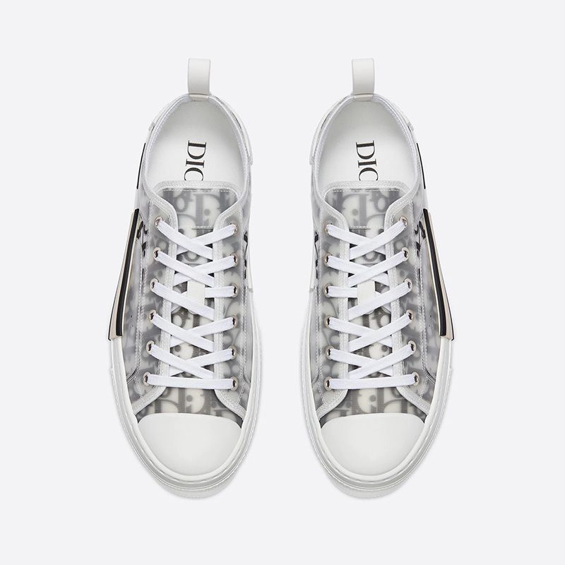 Dior B23 Sneakers Unisex Oblique Motif Canvas Black - Image 2