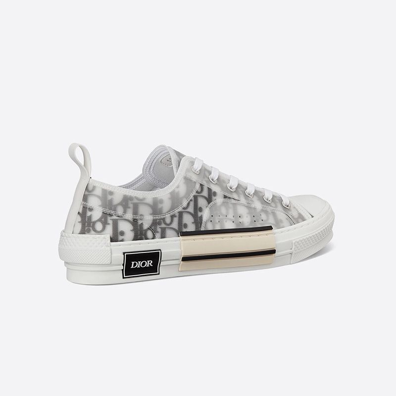 Dior B23 Sneakers Unisex Oblique Motif Canvas Black - Image 3
