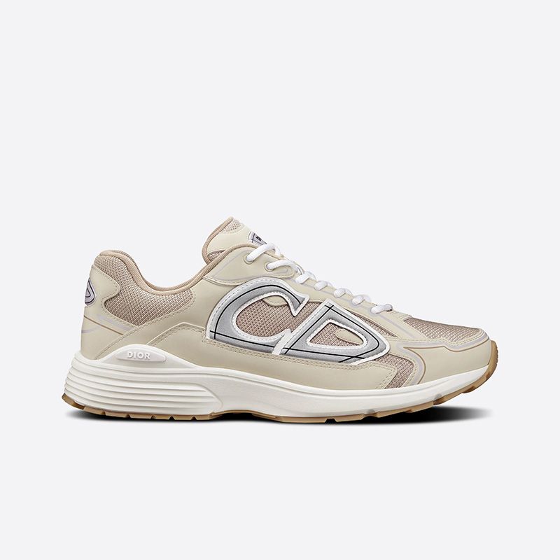 Dior B30 Sneakers Unisex Mesh and Technical Fabric Beige - Image 3