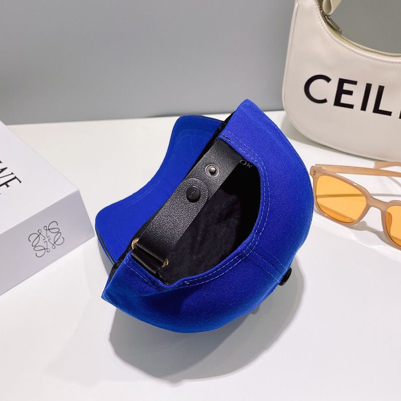 Dior Baseball Cap Christian Dior Atelier Motif Cotton Blue - Image 3