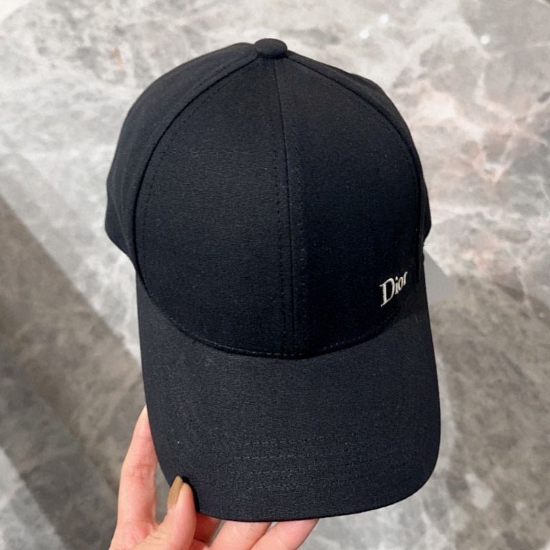 Dior Baseball Cap Dior Oblique Motif Cotton Black - Image 2