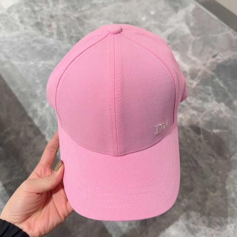 Dior Baseball Cap Dior Oblique Motif Cotton Pink - Image 2