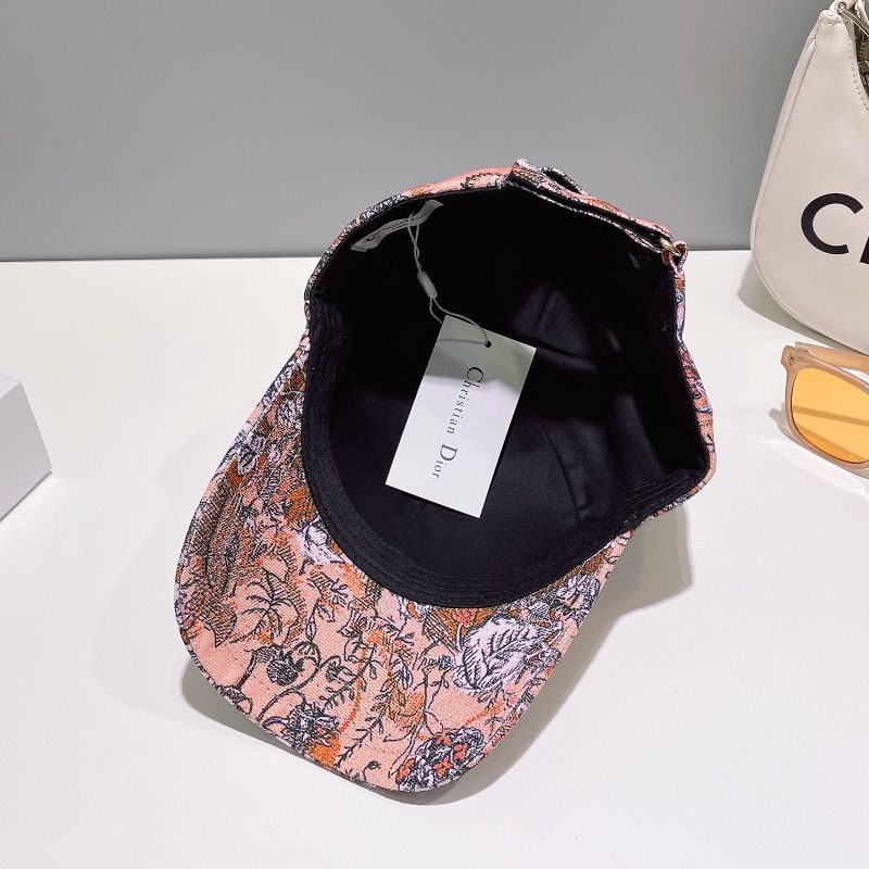 Dior Baseball Cap Jardin Magique Motif Cotton Pink - Image 2
