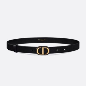 Dior Bobby Belt 20MM Smooth Calfskin Black