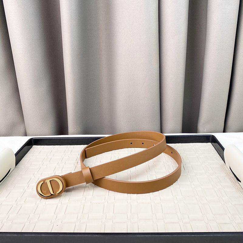 Dior Bobby Belt 20MM Smooth Calfskin Brown - Image 2