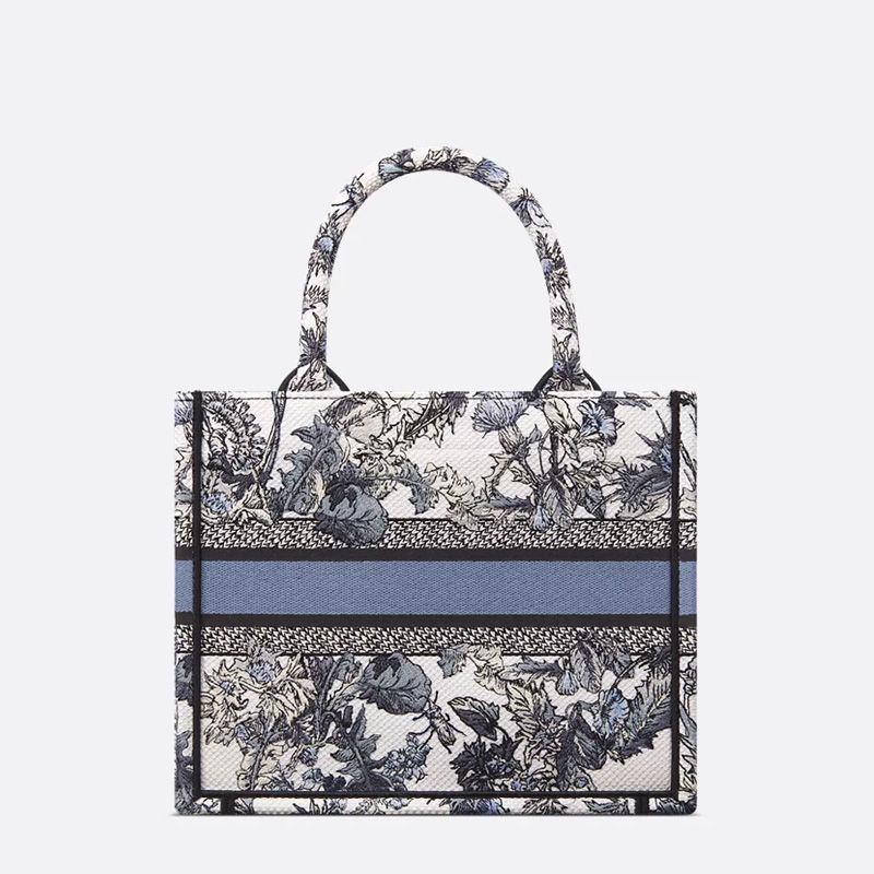 Dior Book Tote In Chardons Motif Canvas Blue - Image 2