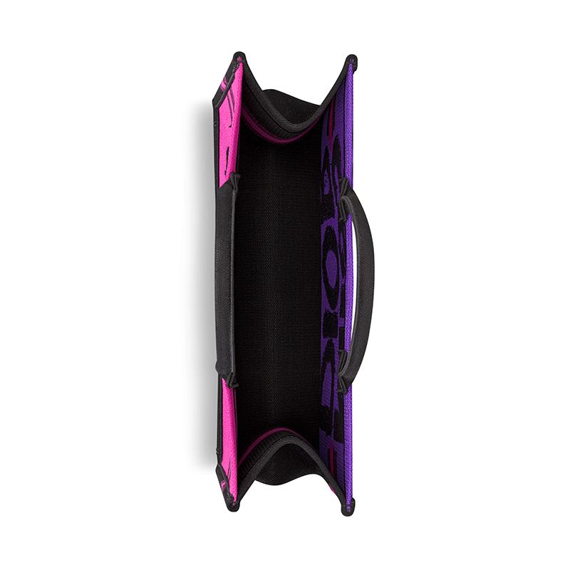 Dior Book Tote In Miss Dior Graffiti Motif Canvas Rose - Image 4