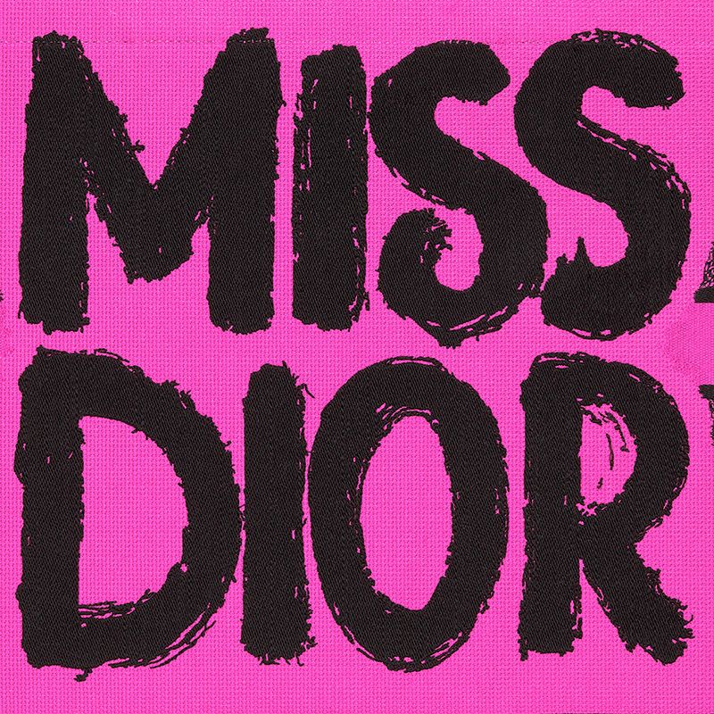 Dior Book Tote In Miss Dior Graffiti Motif Canvas Rose - Image 5