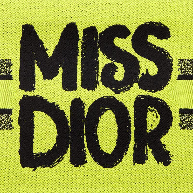 Dior Book Tote In Miss Dior Graffiti Motif Canvas Yellow - Image 5