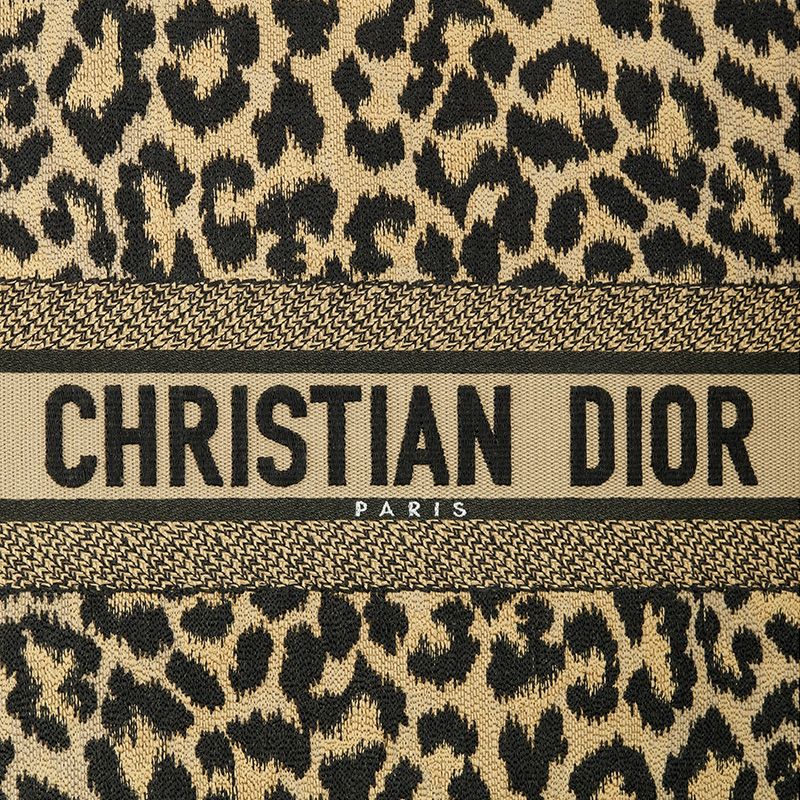 Dior Book Tote In Mizza Motif Canvas Beige - Image 4