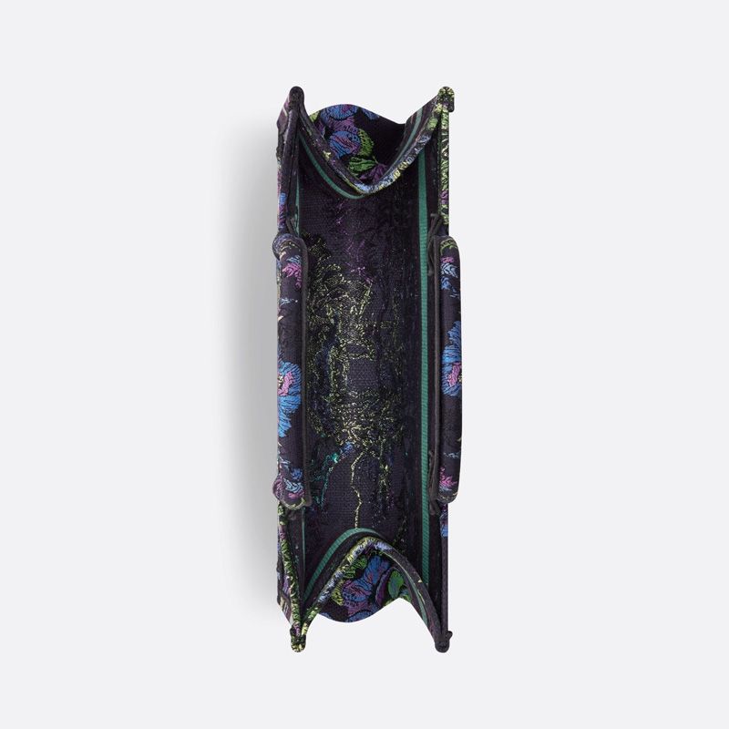 Dior Book Tote In Toile De Jouy Voyage Motif Canvas Blue - Image 4