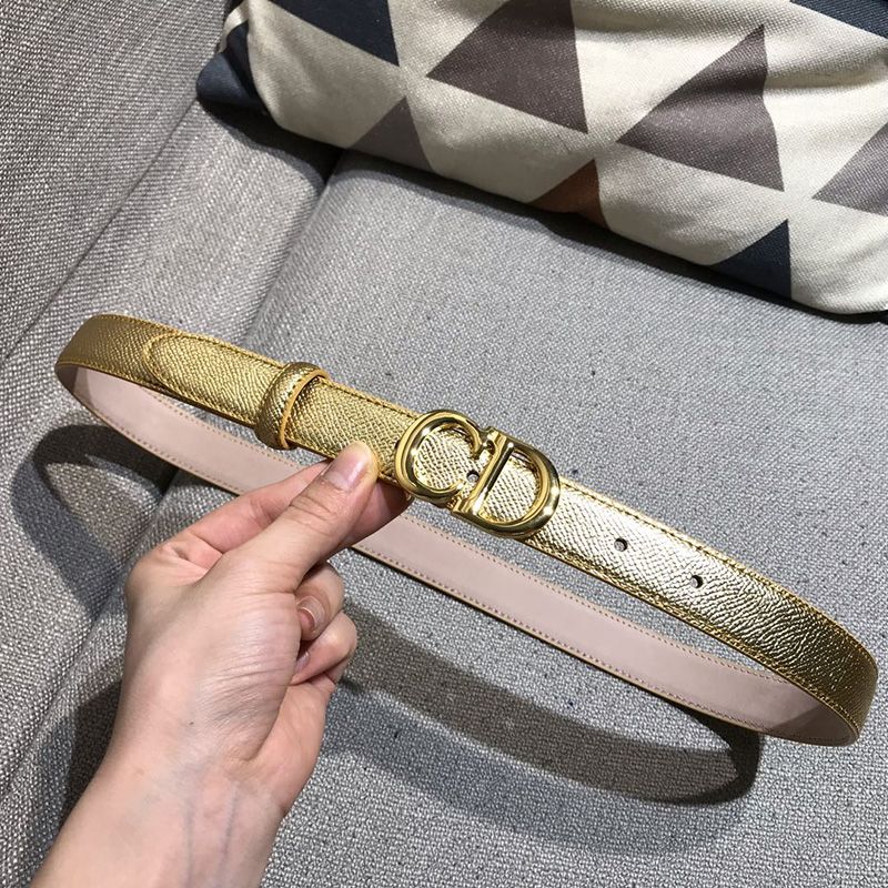 Dior CD Belt Calfskin Gold - Image 2