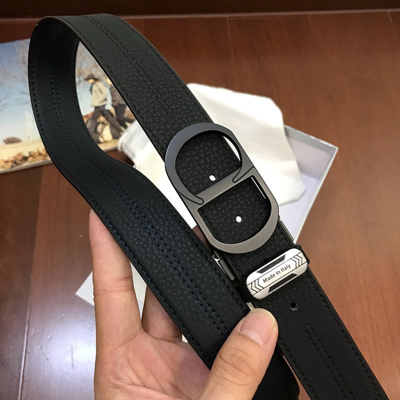 Dior CD Belt Embossed Calfskin Black - Image 2