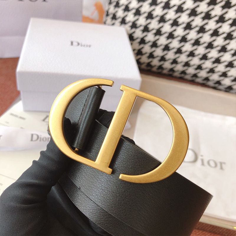 Dior CD Belt Leather Black - Image 2