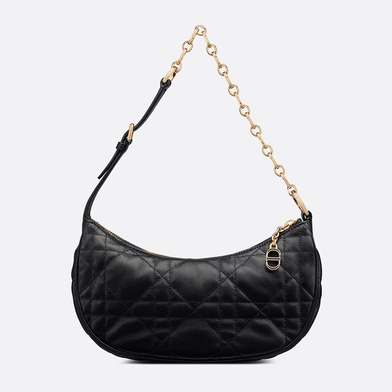 Dior CD Lounge Bag Cannage Lambskin Black - Image 3