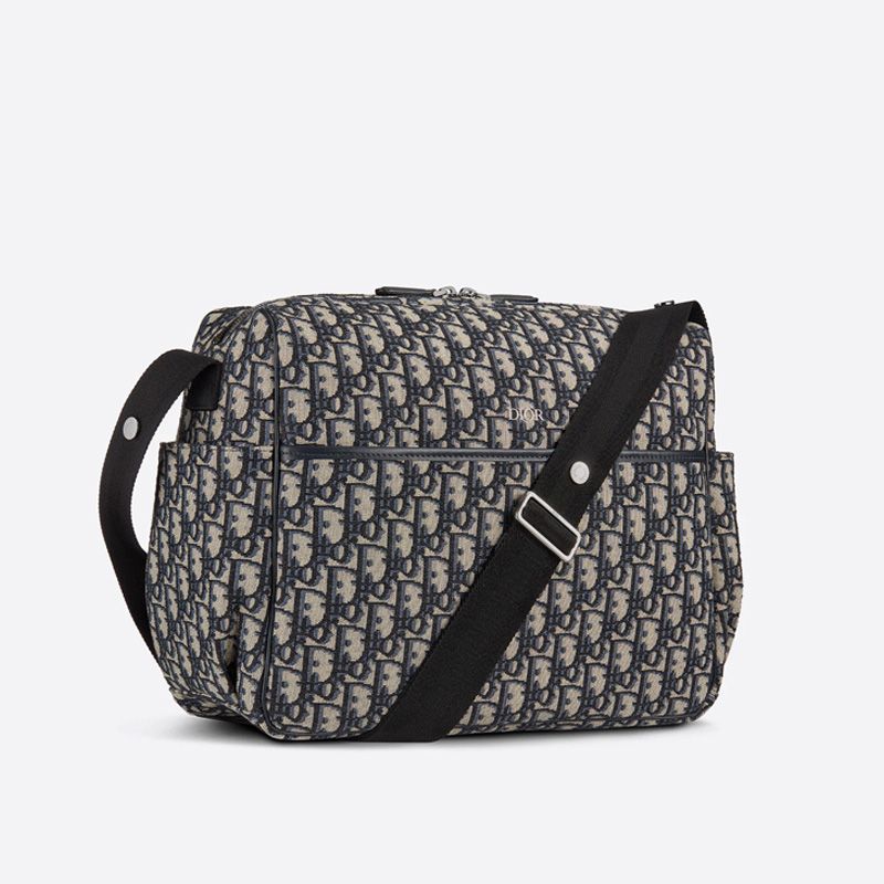 Dior Changing Bag Oblique Motif Canvas Blue - Image 2