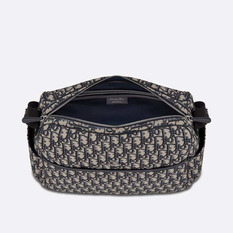 Dior Changing Bag Oblique Motif Canvas Blue - Image 3