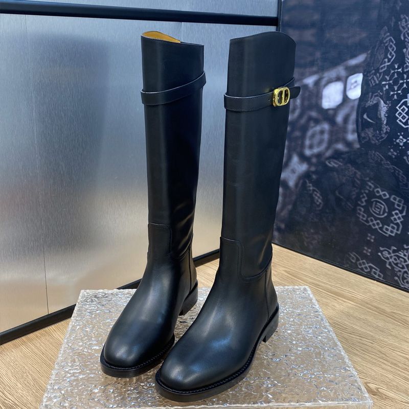 Dior Empreinte Boots Women Calfskin Black - Image 2