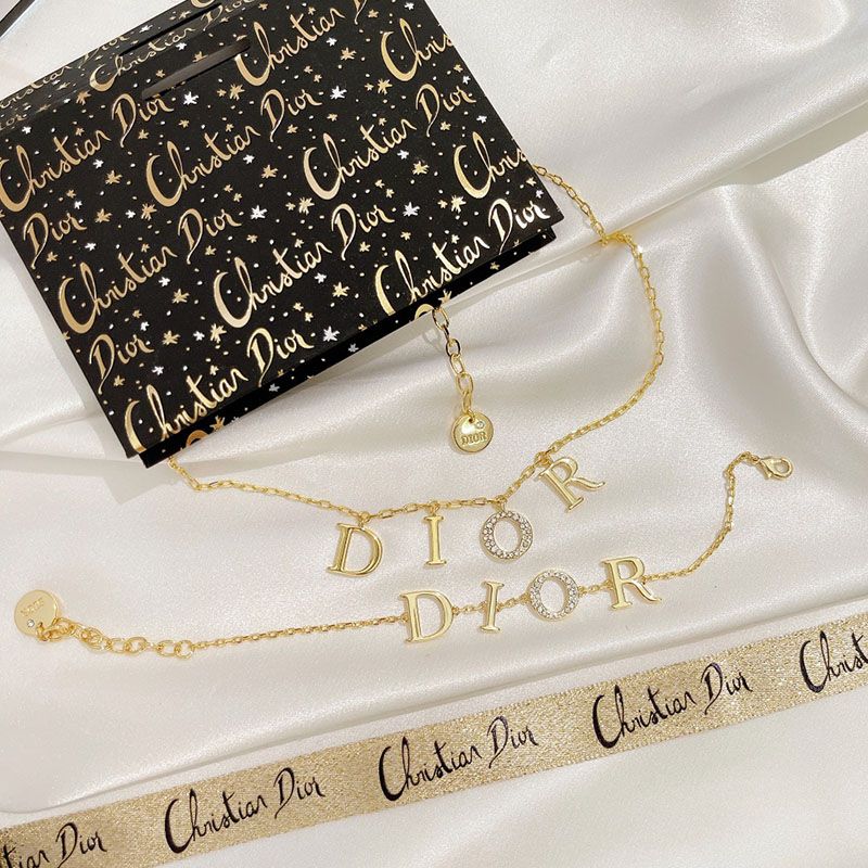 Diorevolution Bracelet Metal with Crystals Gold - Image 3