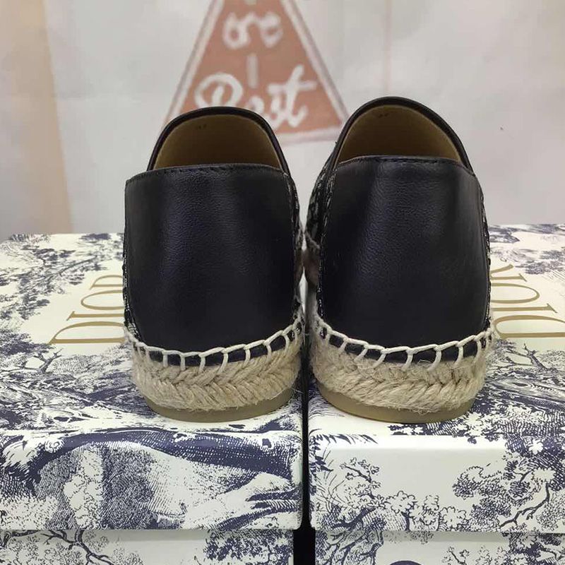 Dior Granville Espadrilles Women Oblique Motif Canvas Black - Image 3
