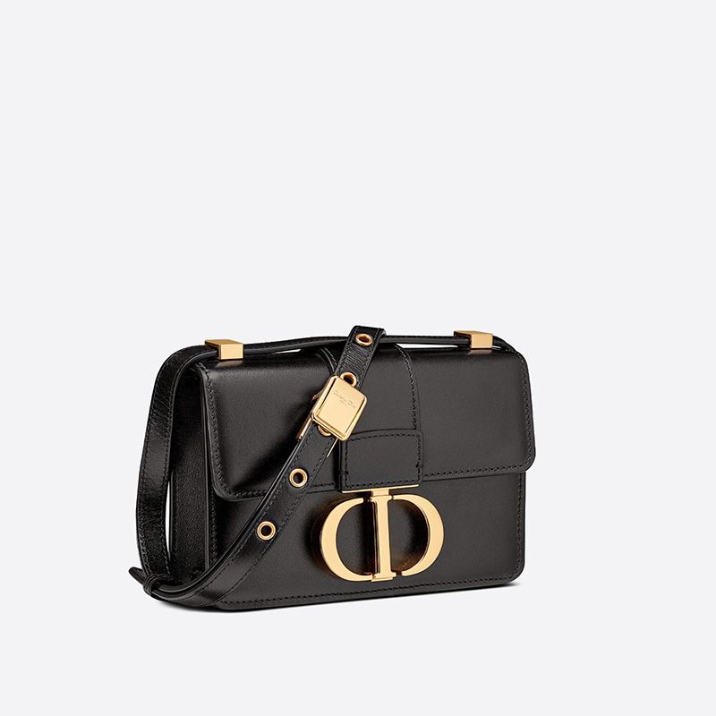 Micro Dior 30 Montaigne Bag In Box Calfskin Black - Image 2