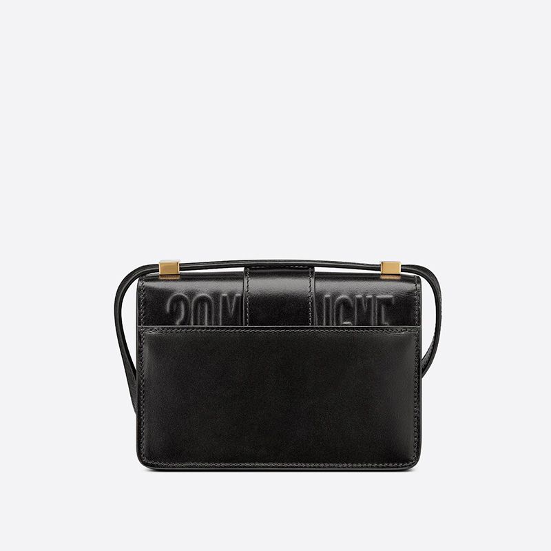 Micro Dior 30 Montaigne Bag In Box Calfskin Black - Image 3