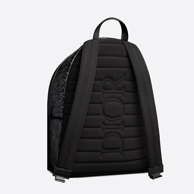 Dior Rider Backpack In CD Diamond Motif Canvas Black - Image 3