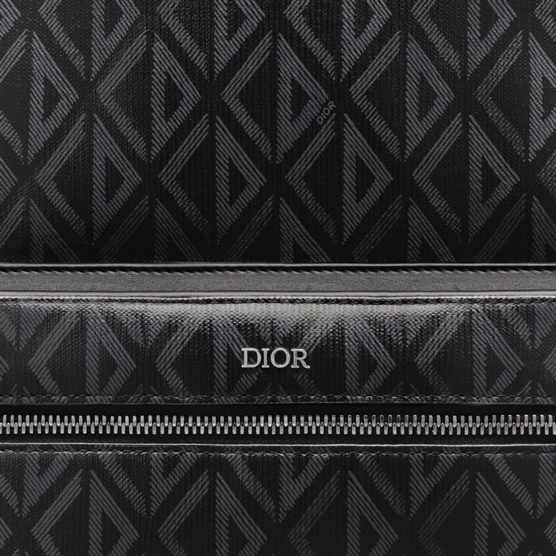 Dior Rider Backpack In CD Diamond Motif Canvas Black - Image 5