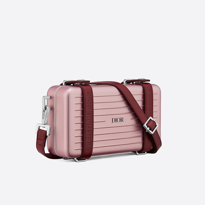 Dior x Rimowa Personal Clutch Aluminum Pink - Image 2