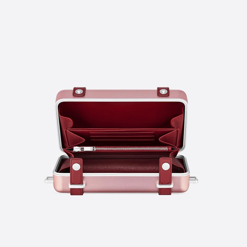 Dior x Rimowa Personal Clutch Aluminum Pink - Image 4
