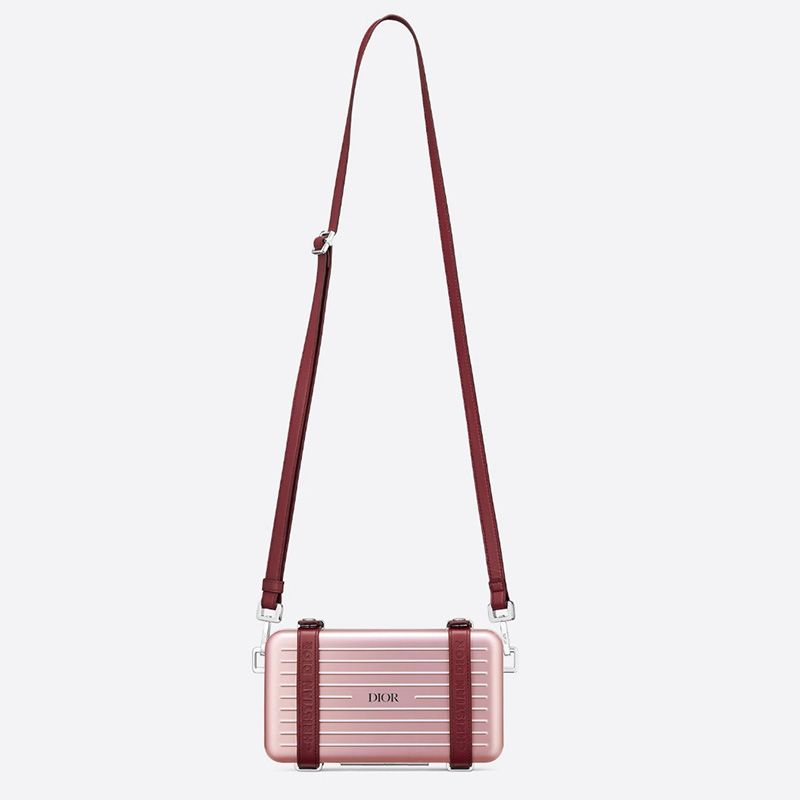 Dior x Rimowa Personal Clutch Aluminum Pink - Image 5