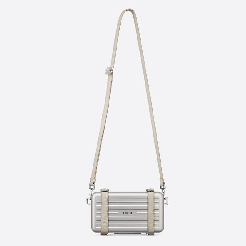 Dior x Rimowa Personal Clutch Aluminum Silver - Image 5