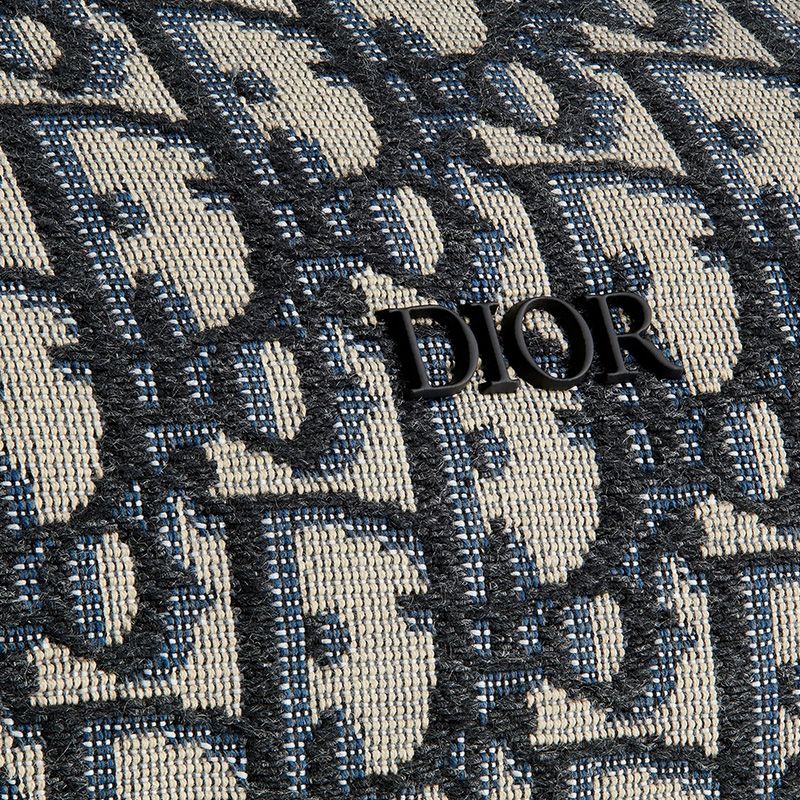 Dior Roller Messenger Oblique Motif Canvas Blue - Image 4