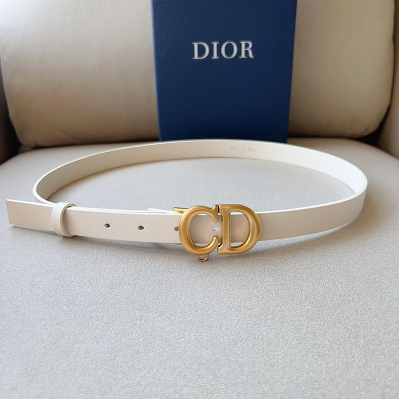Dior Saddle Removable Pouch Belt 20MM Ultrasoft Calfskin White - Image 4