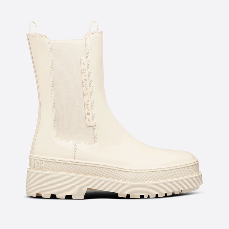 Dior Trial Ankle Boots Women Calfskin White - Image 2