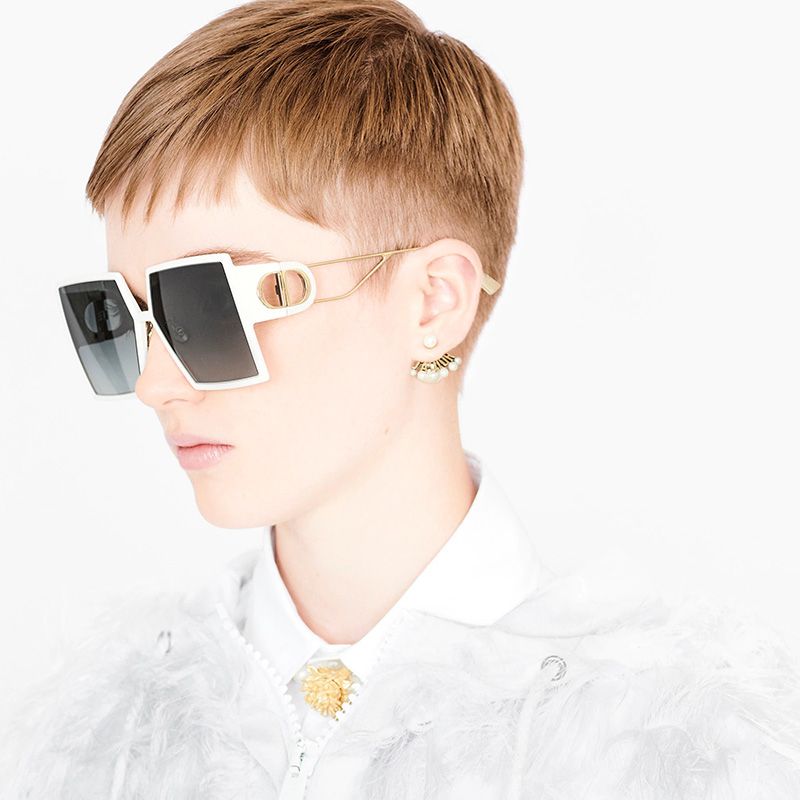 Dior Tribales Earrings Antique Metal with Resin Pearls and J'Adior Signature Gold - Image 3