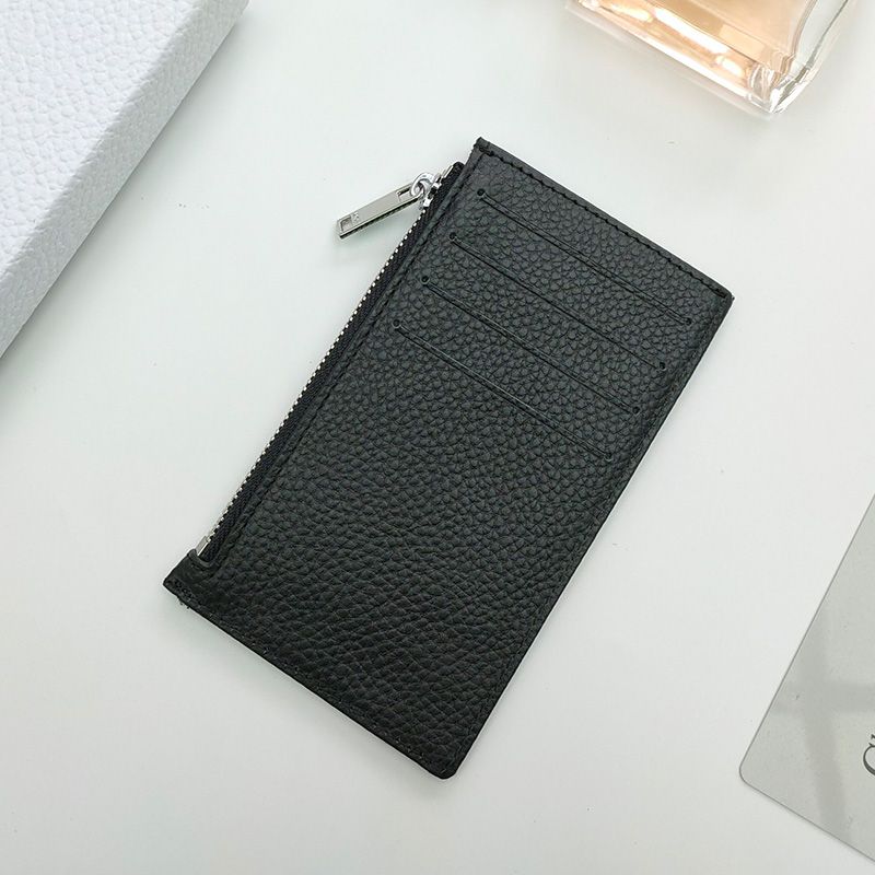 Dior Zipped Card Holder Oblique Motif Canvas Calfskin Blue - Image 2